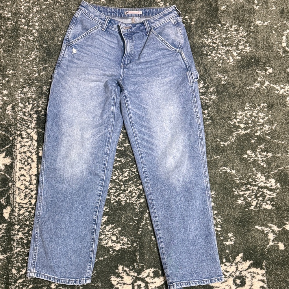 SO Light Blue Boyfriend Jeans